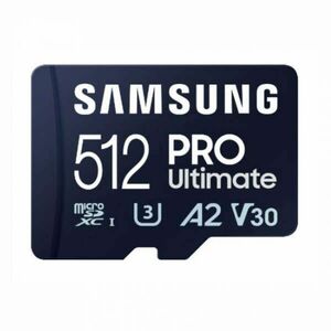 SAMSUNG Memóriakártya, PRO Ultimate 512GB, Class 10, V30, A2, Grade 3 (U3), R200/W130 kép