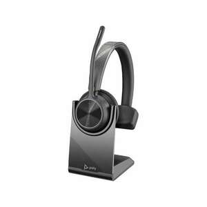 HP Poly Voyager 4310 UC (USB Type-C) Wireless Mono Headset + Állvány + BT700 - Fekete kép
