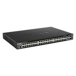 D-Link DGS-1520-52 hálózati kapcsoló Vezérelt L3 10G Ethernet (100/1000/10000) 1U Fekete kép