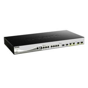 D-Link DXS-1210-12TC 8 port 10Gigabit + 2x10G SFP+ optikai menedzselhető switch kép