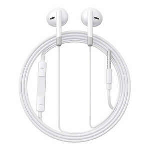Wired Earphones JR-EW01, Half in Ear (White) kép