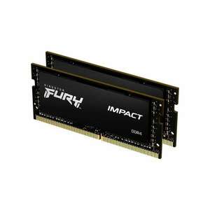 Kingston Fury Impact DDR4 32GB(2x16GB) 3200MHz CL20 SODIMM 1.2V 1R memória kép