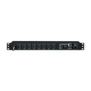 CyberPower Switched PDU 1U túlfeszültségvédő 8xNEMA 5-15R dugalj 3.7m (PDU41005) kép