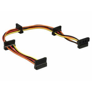 Delock 60141 SATA - 4x SATA tápkábel 0.4m kép