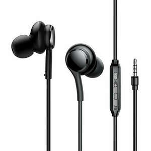 Wired Earphones JR-EW02, Half in Ear (Black) kép