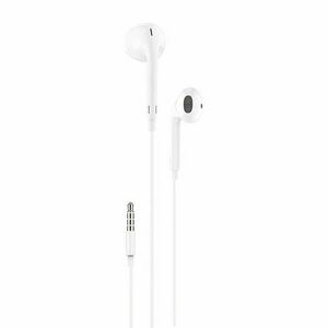 In-ear headphones, wired Foneng T34, mini jack 3.5mm, remote control (white) kép