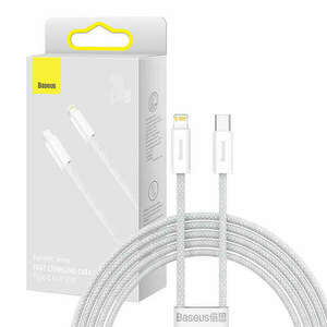USB-C kábel a Lightning Baseus Dynamic sorozathoz, 20 W, 2 m (fehér) kép