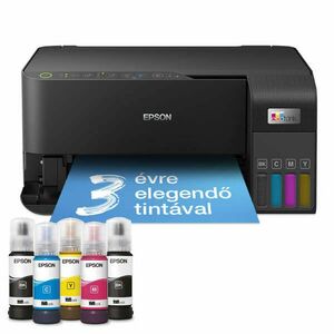 Epson C11CK59403 EcoTank L3550 színes Tintasugaras multifunkciós nyomtató, Fekete kép