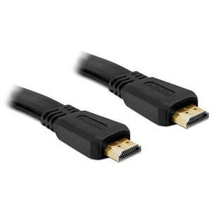 Delock Cable High Speed HDMI with Ethernet - A male / male flat 2.0m (82670) kép