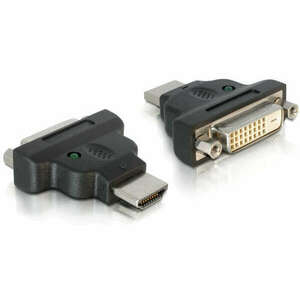 DeLock HDMI Apa to DVI-D (Dual Link) (24+1) Anya LED adapter 65020 kép