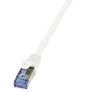 LogiLink Patch kábel PrimeLine, Cat.6A, S/FTP, fehér, 7, 5 m kép