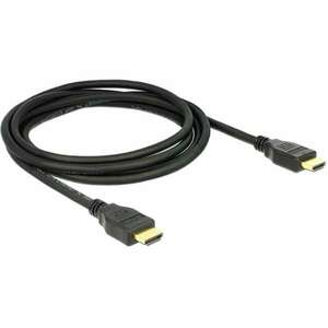 Delock Cable High Speed HDMI with Ethernet HDMI A apa &gt; HDMI A apa 4K 1 m (84713) kép