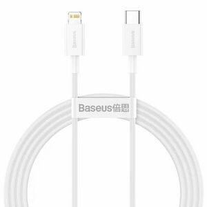 USB-C kábel a Lightning Baseus Superior sorozathoz, 20 W, PD, 1, 5 m (fehér) kép