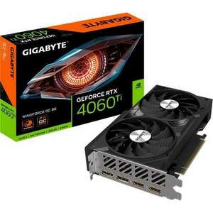 Gigabyte Videókártya - nVidia RTX 4060 Ti Windforce (8192MB, GDDR6, 128bit, 2550/18000Mhz, 2xHDMI, 2xDP) kép