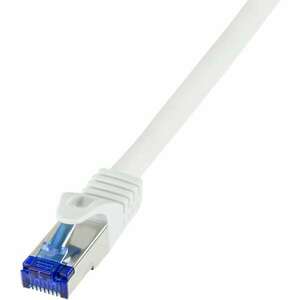 Logilink Patch cable Cat.6A S/FTP Ultraflex 3P/GHMT certified, white 0.25m (C6A011S) kép
