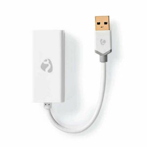 USB-A Adapter | USB 3.2 Gen 1 | USB-A Dugasz | RJ45 Aljzat | 1 Gbps | 0.20 m | Kerek | Aranyozott | PVC | Fehér | Doboz kép