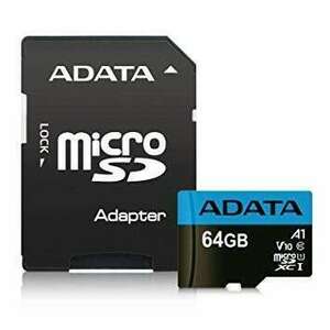 Adata AUSDX64GUICL10A1-RA1 memóriakártya MicroSDXC 64GB + Adapter UHS-I CL10 (100/25) kép