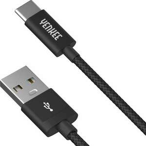 Yenkee YCU 302 BK 2 méteres töltő-, és adatkábel USB 2.0 / / USB-C kép