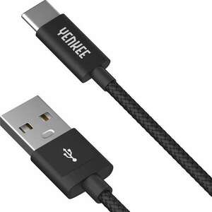 Yenkee USB A 2.0 / USB C szinkronizáló és töltőkábel 1m fekete (YCU 301 BK) (YCU 301 BK) kép