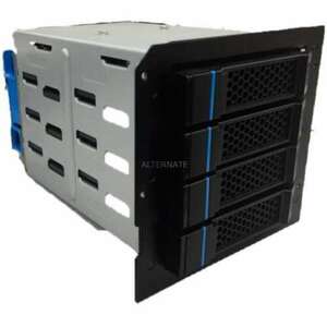 Chenbro New Cage, 3.5" HDD, w/ 4-port 12Gbps SAS&SATA BP & 80mm Fan, Tool-less T kép