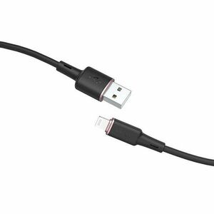 Acefast C2-02 adat és töltőkábel, MFI, USB / Lightning, 2, 4A, 1, 2m, Fekete kép