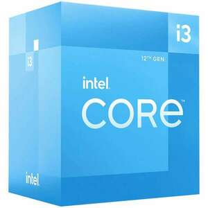 Intel Processzor - Core i3-12100F (3300Mhz 12MBL3 Cache 10nm 58W skt1700 Alder Lake) BOX No VGA kép