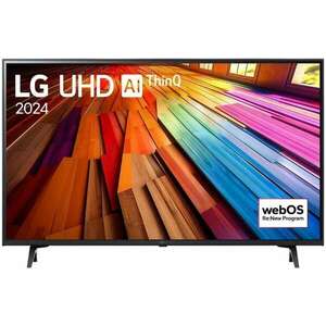 LG 43UT80003LA 4K UHD WebOS Smart LED televízió, HDR, webOS ThinQ AI, 108 cm kép