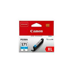 CANON CLI-571CXL Tintapatron Pixma MG5750, 6850, 7750 nyomtatókhoz, CANON, cián, 11 ml kép