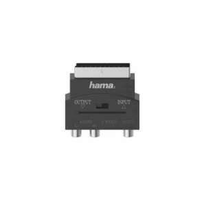 Hama 205268 FIC AV SCART-3RCA-SVHS be/ki adapter kép