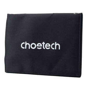 Foldable solar charger Choetech SC005 22W 2xUSB (black) kép