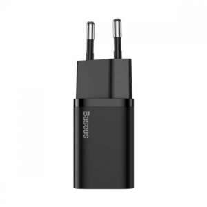 Baseus Super Si 1C 25W gyorstöltő adapter 1 m-es USB-C-USB-C kábellel (fekete) kép