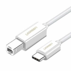 Ugreen 40560 USB kábel 1 M USB 2.0 USB C USB B Fehér kép