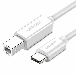 UGREEN US241 CB USB 2.0 kábel nyomtatóhoz, 1, 5m (fehér) kép