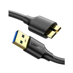 Ugreen 10841 USB kábel 1 M USB 3.2 Gen 1 (3.1 Gen 1) USB A Micro-USB B Fekete kép