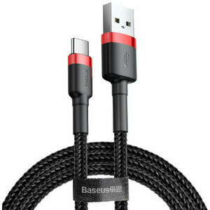Baseus USB-C gyors kábel 2A 2m (CATKLF-C91) - fekete-piros kép
