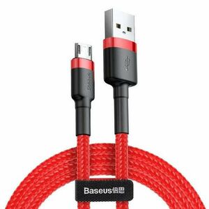 BASEUS kábel USB Cafule Micro 1, 5A 2 méteres Red-Red CAMKLF-C09 kép