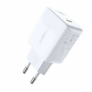 Wall Charger Acefast A1 PD20W, 1x USB-C (white) kép