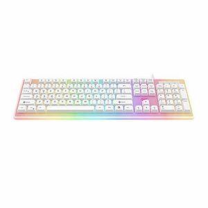 Havit KB876L gamer billentyűzet RGB (fehér) kép