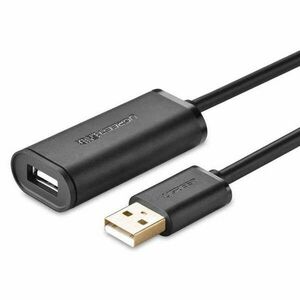 UGREEN USB 2.0 Active hosszabbító kábel 10m lapkakészlet (fekete) kép