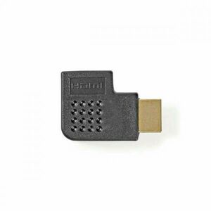 HDMI™ adapter | HDMI™ Csatlakozó | HDMI™ Aljzat | Aranyozott | Bal Könyök | ABS | Fekete | 1 db | Boríték kép