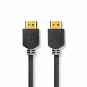 Nagy Sebességű HDMI ™ kábel Ethernet | HDMI™ Csatlakozó | HDMI™ Csatlakozó | 4K@30Hz | ARC | 10.2 Gbps | 15.0 m | Kerek | PVC | Antracit | Doboz kép