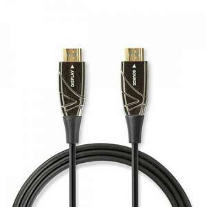 Aktív Optikai High Speed ?HDMI Cable with Ethernet | HDMI™ Csatlakozó | HDMI™ Csatlakozó | 4K@60Hz | 18 Gbps | 30.0 m | Kerek | PVC | Fekete | Ajándék Dobozban kép