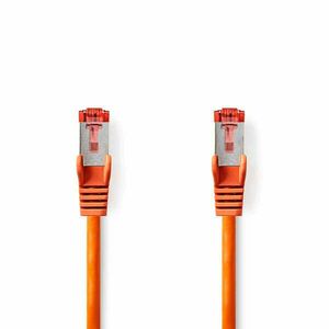 Cat 6 kábel | RJ45 Dugasz | RJ45 Dugasz | S/FTP | 2.00 m | Kerek | LSZH | Narancs | Műanyag Zacskó kép