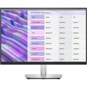 Dell LCD Monitor 24" P2423 1920x1200, 16: 10 1000: 1, 300cd, 5ms, HDMI, DP, DVI, VGA, fekete kép
