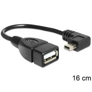 Delock USB mini apa &gt; USB 2.0-A anya OTG kábel, 16 cm kép