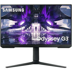 Samsung G32A, LS24AG320NUXEN Gaming 165Hz VA Monitor, 24", 1920x1080, 16: 9, 250cd/m2, 1ms, DisplayPort/HDMI, Pivot kép