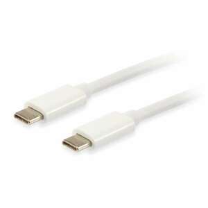 Equip Kábel - 128351 (USB-C 3.2 Gen2 to USB-C, apa/apa, PD: 60W, fehér, 1m) kép