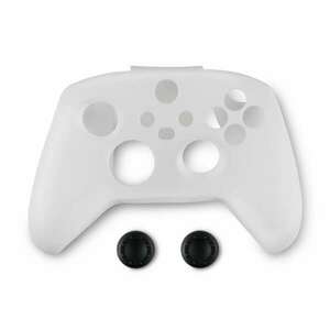 Spartan Gear Xbox Kontroller Szilikon Védőtok + Thumb Grips, Fehér kép