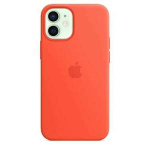 Apple MagSafe-rögzítésű iPhone 12 mini szilikontok tüzes narancs színű (MKTN3ZM/A) (mktn3zm/a) kép
