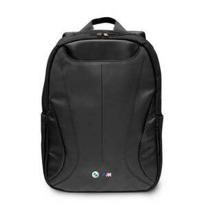 Laptop hátizsák, BMW, poliészter/nylon, 16 hüvelykes, fekete kép